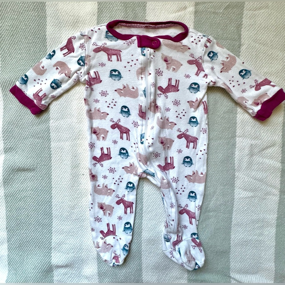 3/$10 Sale 0-3 Month Baby Footie